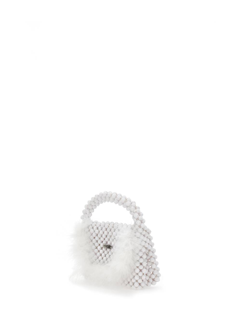 Monnalisa Borsa crystal con piume Economico