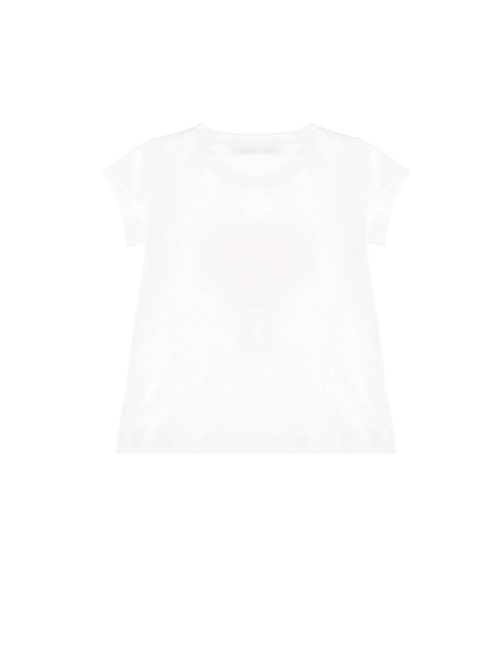Monnalisa T-shirt cotone stampata con strass Offerte