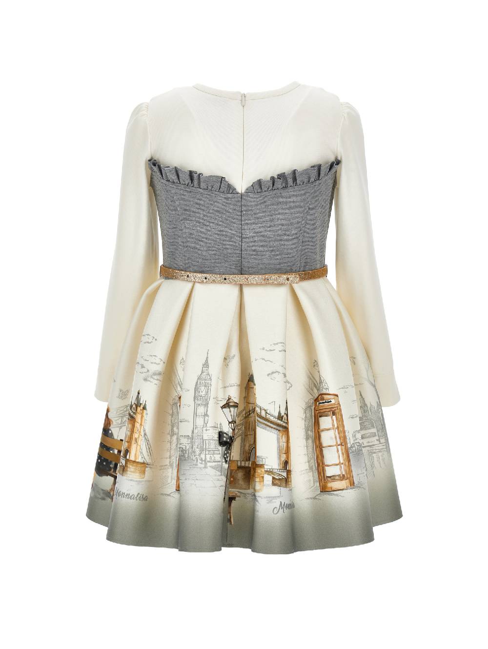 Monnalisa Abito bustier ispirazione Londra Moda