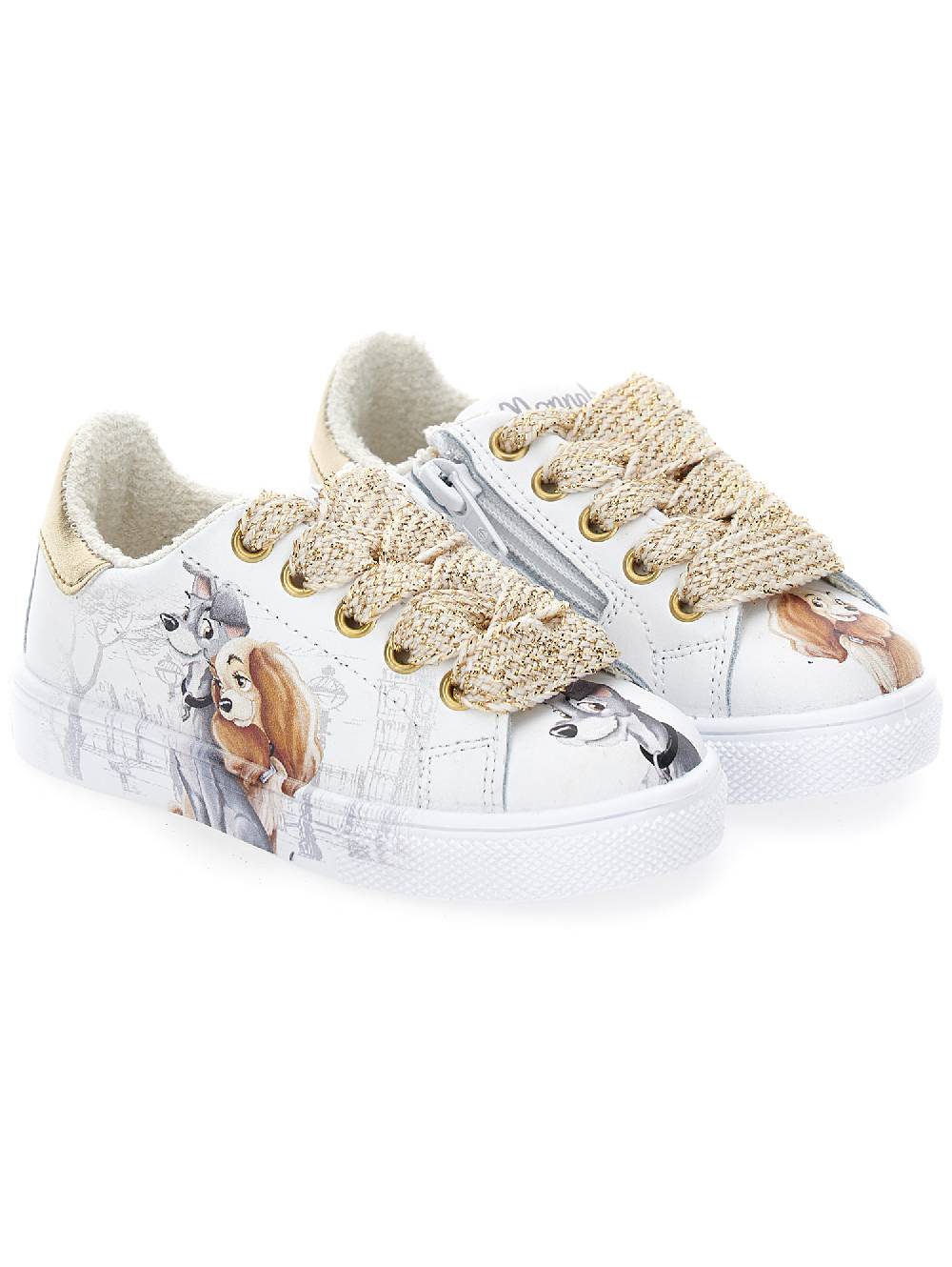 Monnalisa Scarpe modello tennis Lilli e il Vagabondo Sottocosto