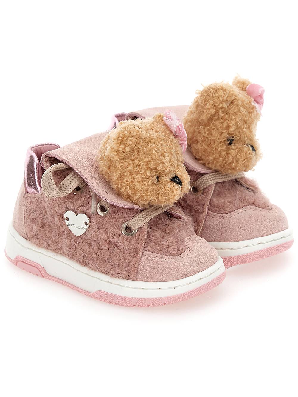 Monnalisa Scarpe tennis peluche con orsetto Outlet