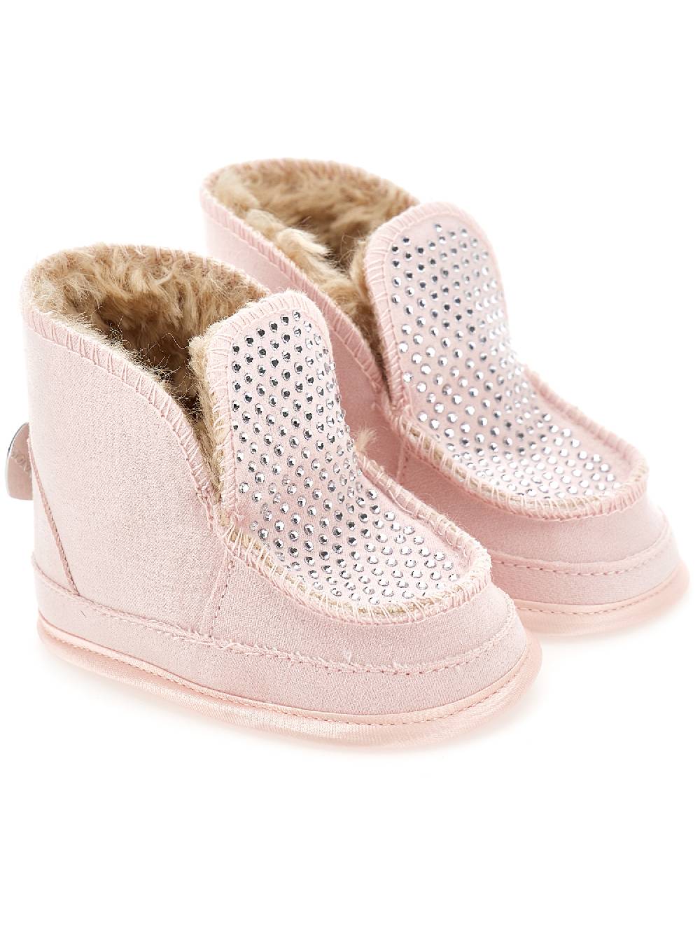 Monnalisa Stivaletti strass peluche In Vendita