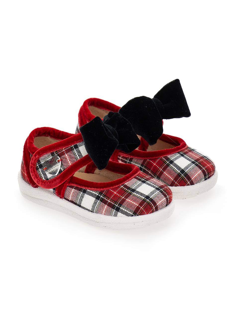 Monnalisa Ballerine tessuto tartan Hotsell