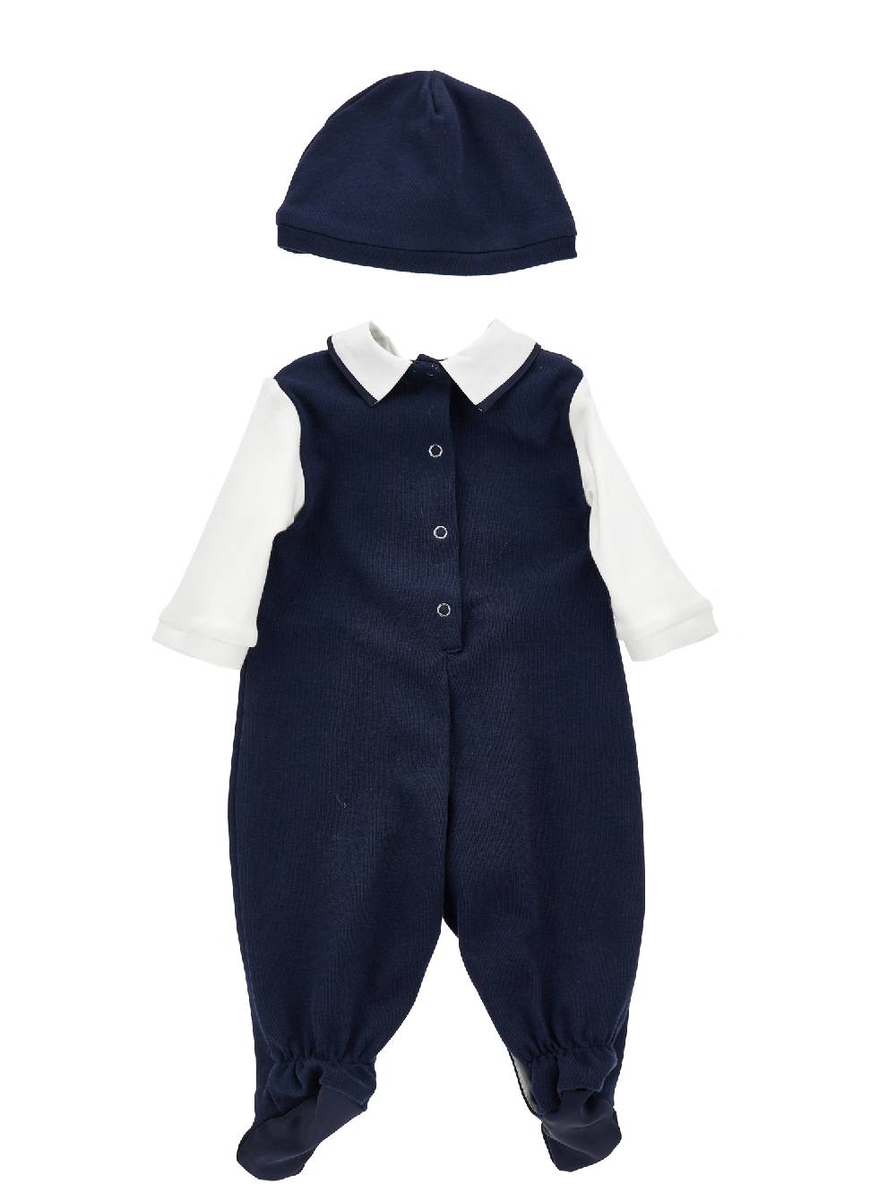 Monnalisa Completo tutina elegante con cuffietta e papillon Economico