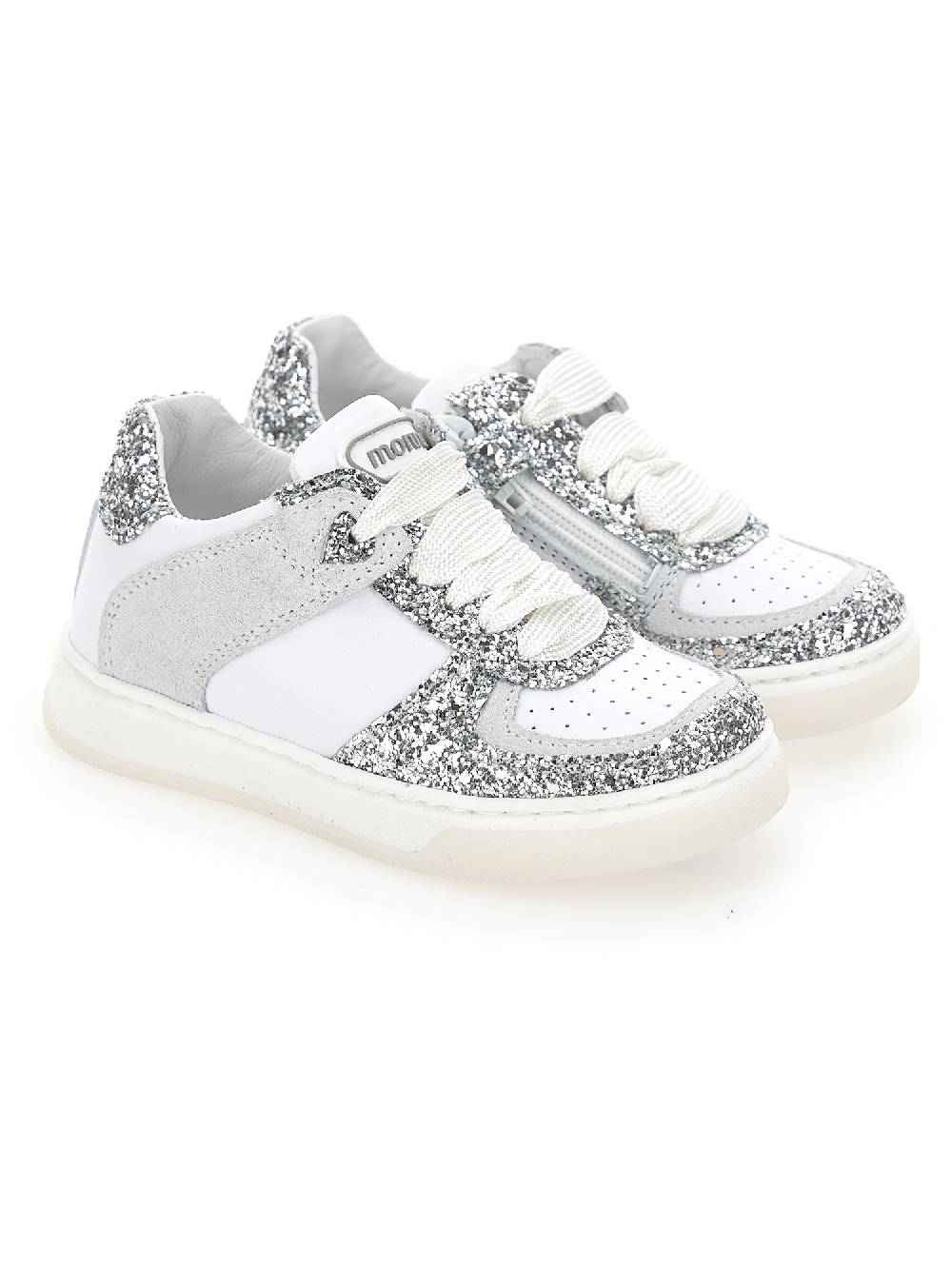 Monnalisa Sneakers in crosta e glitter Negozi Online