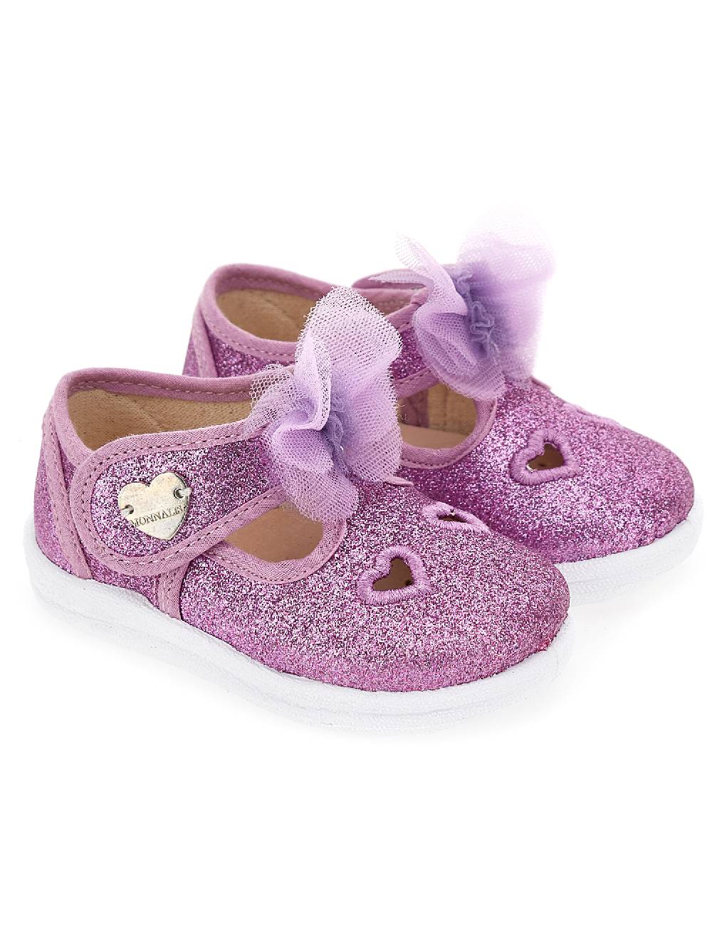Monnalisa Sandali glitter con farfalla Sottocosto