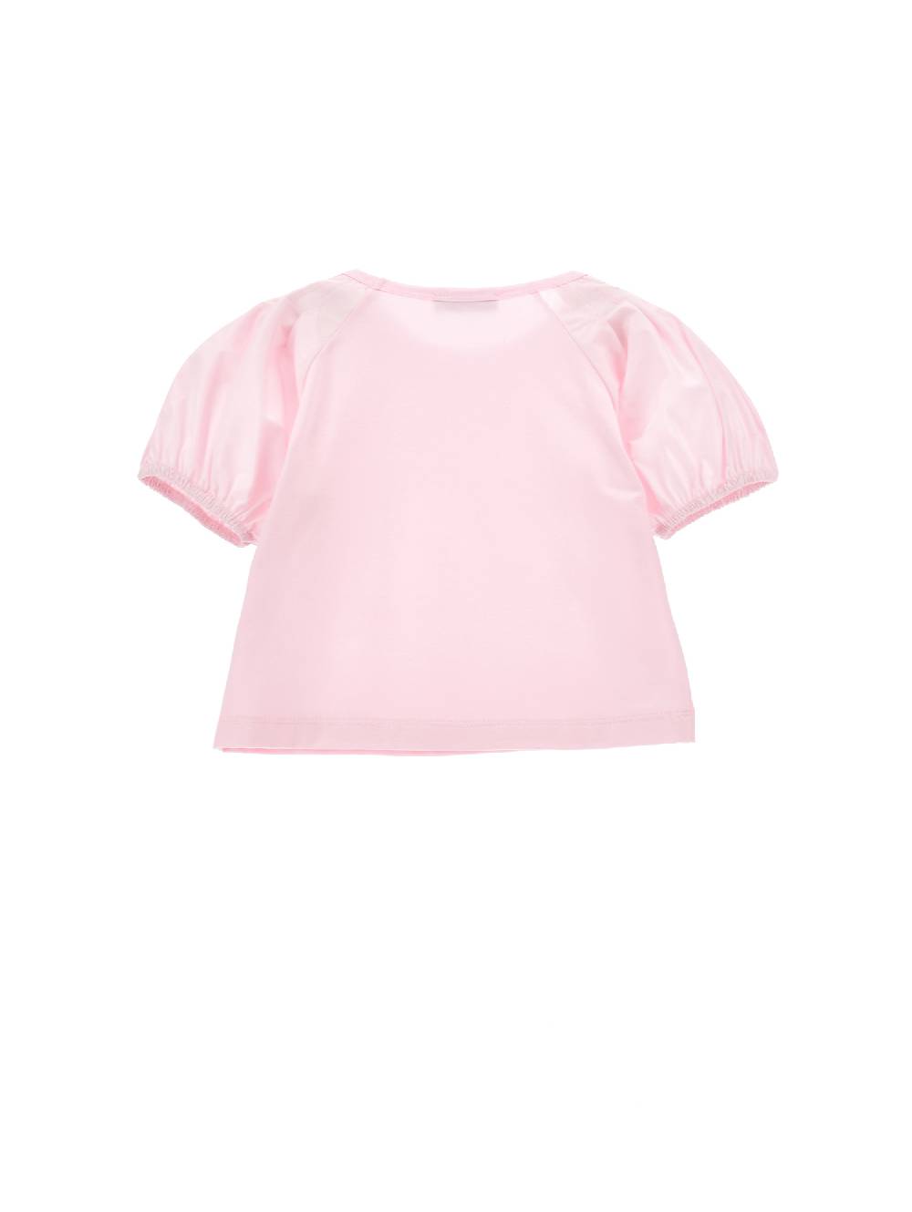 Monnalisa T-shirt jersey maniche in popeline Vendita Economica