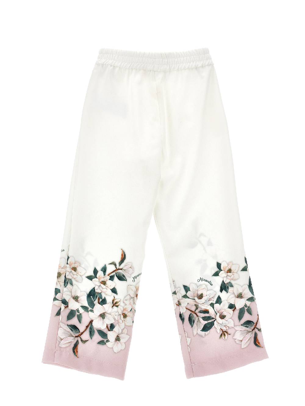 Monnalisa Pantalone palazzo stampa magnolia Online Outlet