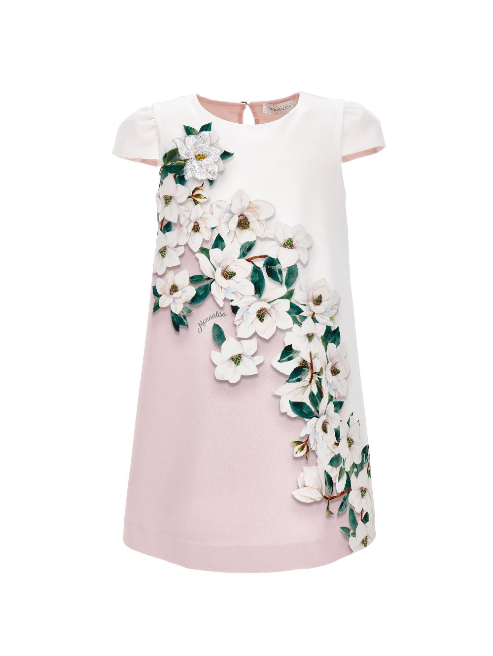 Monnalisa Abito crêpe magnolie