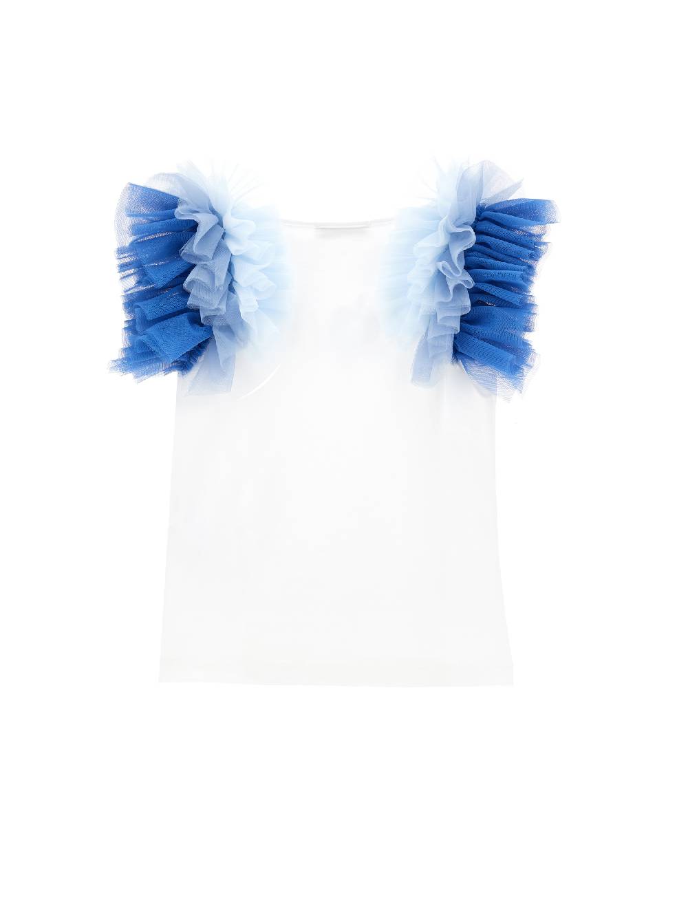 Monnalisa T-shirt jersey con galette e LOVE Shopping Online