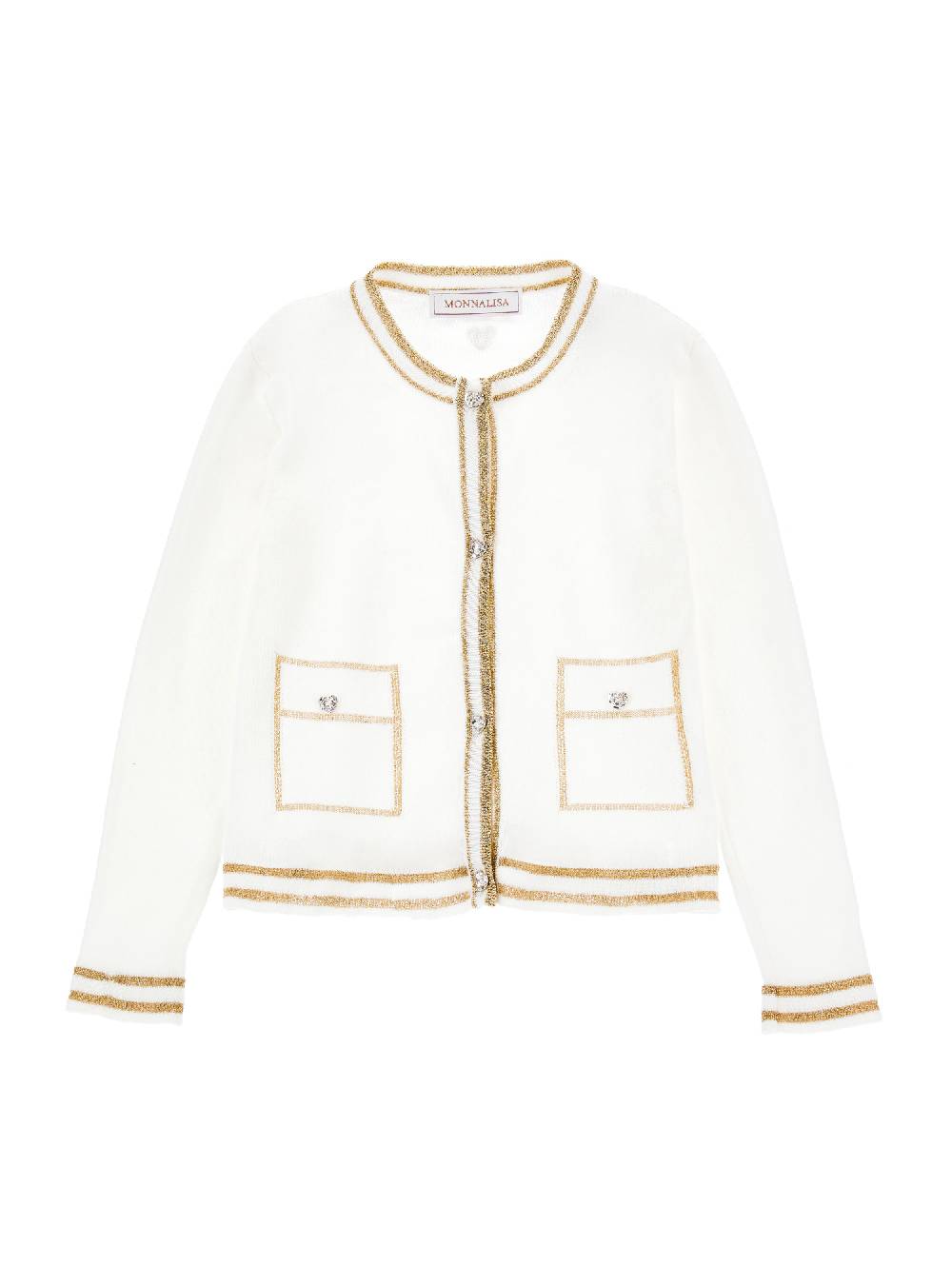 Monnalisa Giacchina maglia lurex