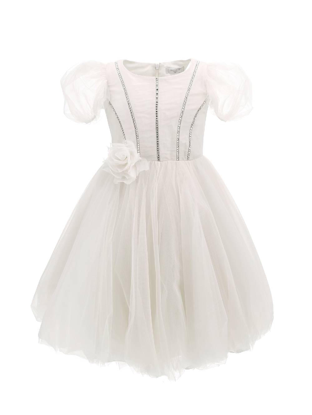 Monnalisa Abito Sunset tulle mano seta