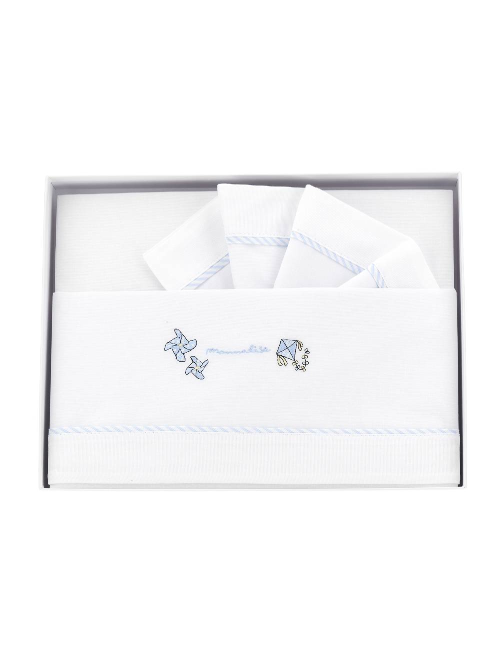 Monnalisa Set lenzuola cotone neonato