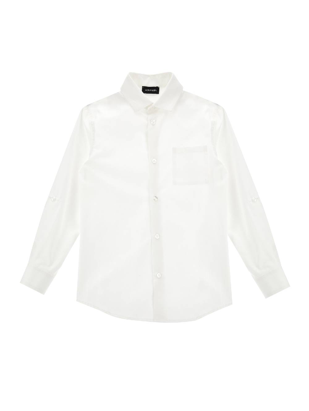 Monnalisa Camicia popeline con taschino Outlet