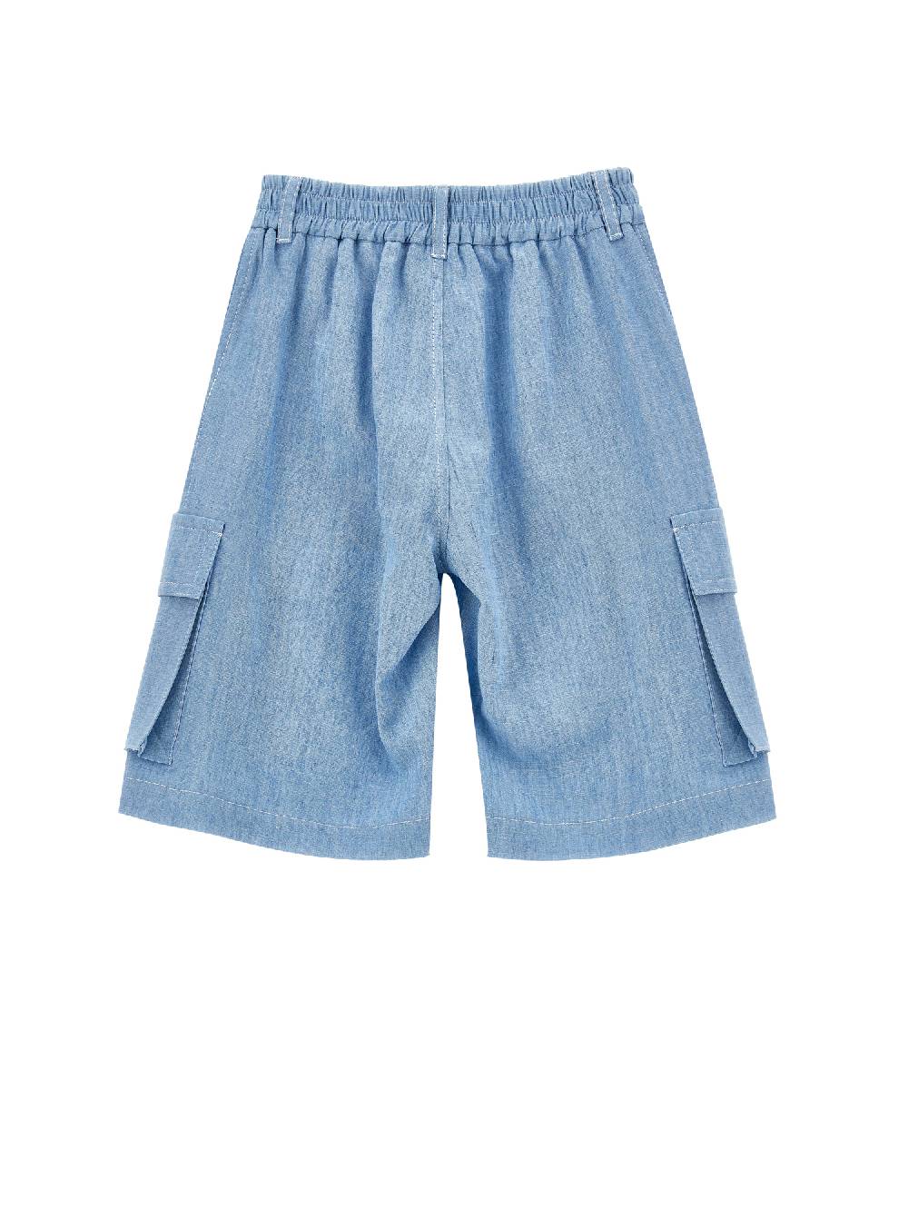 Monnalisa Bermuda chambray cargo Offerte