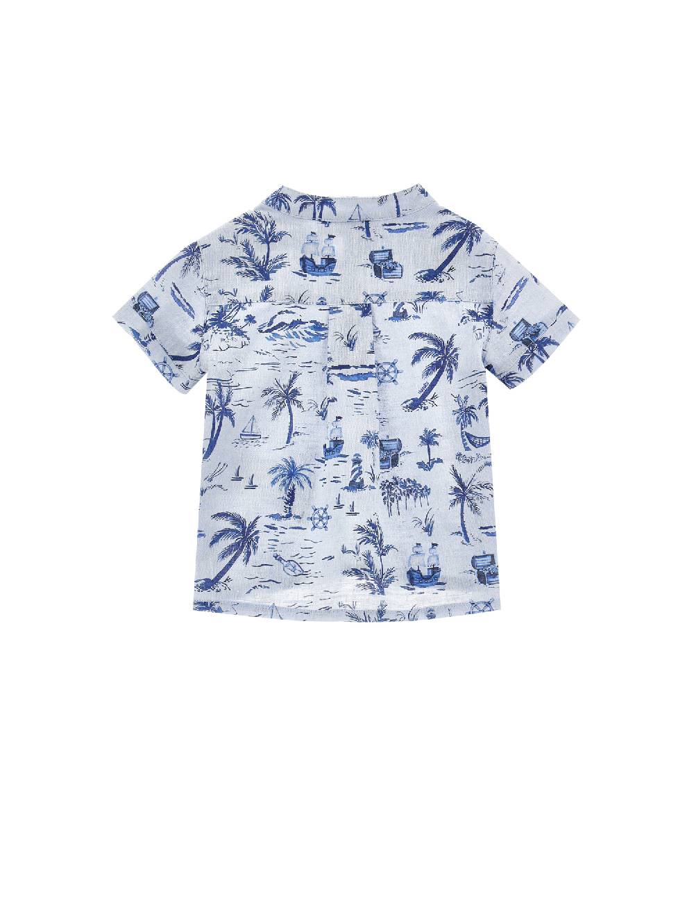 Monnalisa Camicia stampa marine tela Cyber Monday