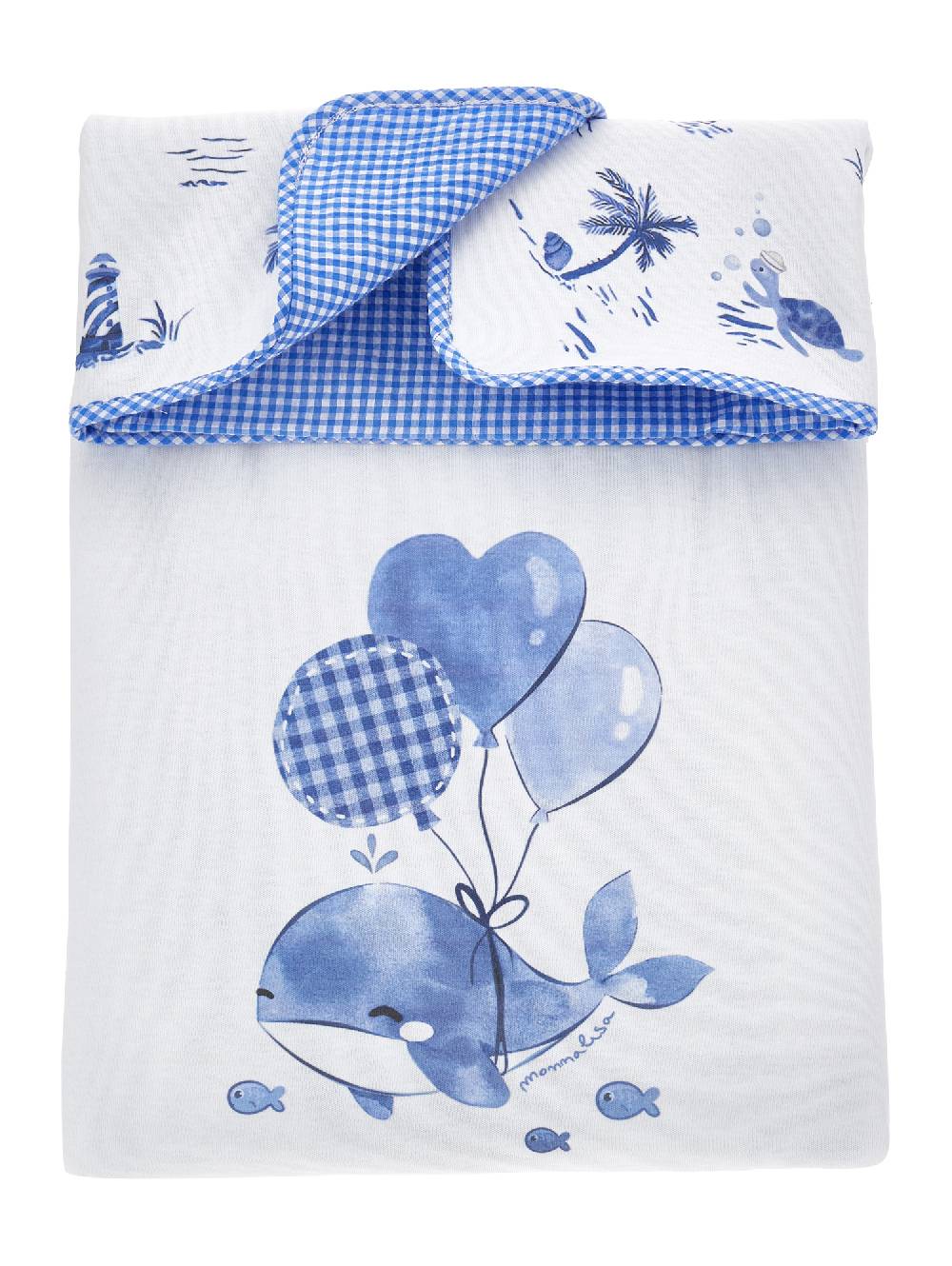 Monnalisa Copertina cotone marine Online Outlet