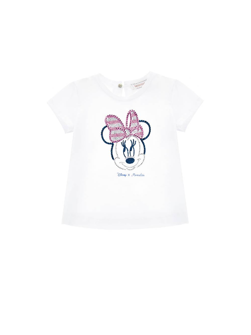 Monnalisa T-shirt cotone Minnie Only for today