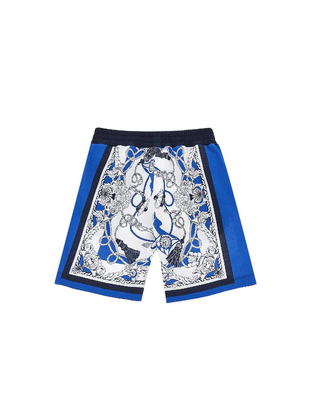 Monnalisa Bermuda piquet stampa nautica Officina