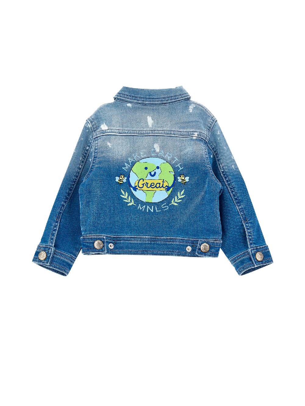 Monnalisa Giacchino jeans sfumato Economico