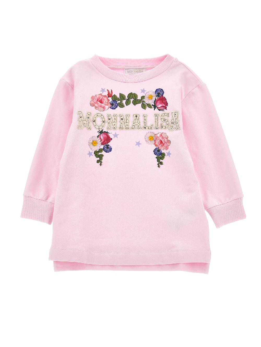 Monnalisa Felpa stampa floreale Offerta Pasqua