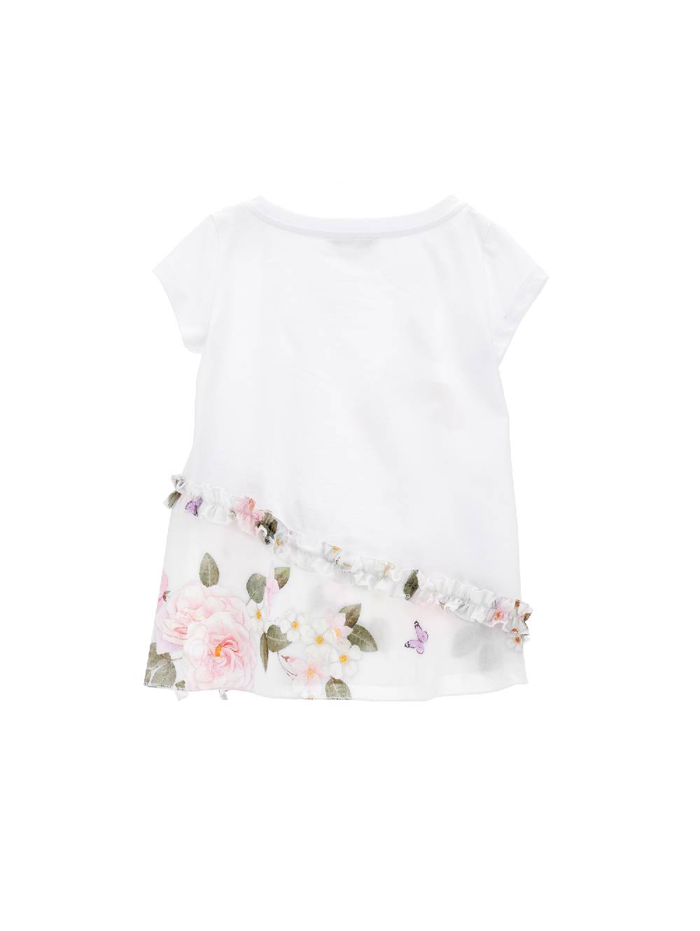 Monnalisa T-shirt jersey stretch floreale Lightning offer