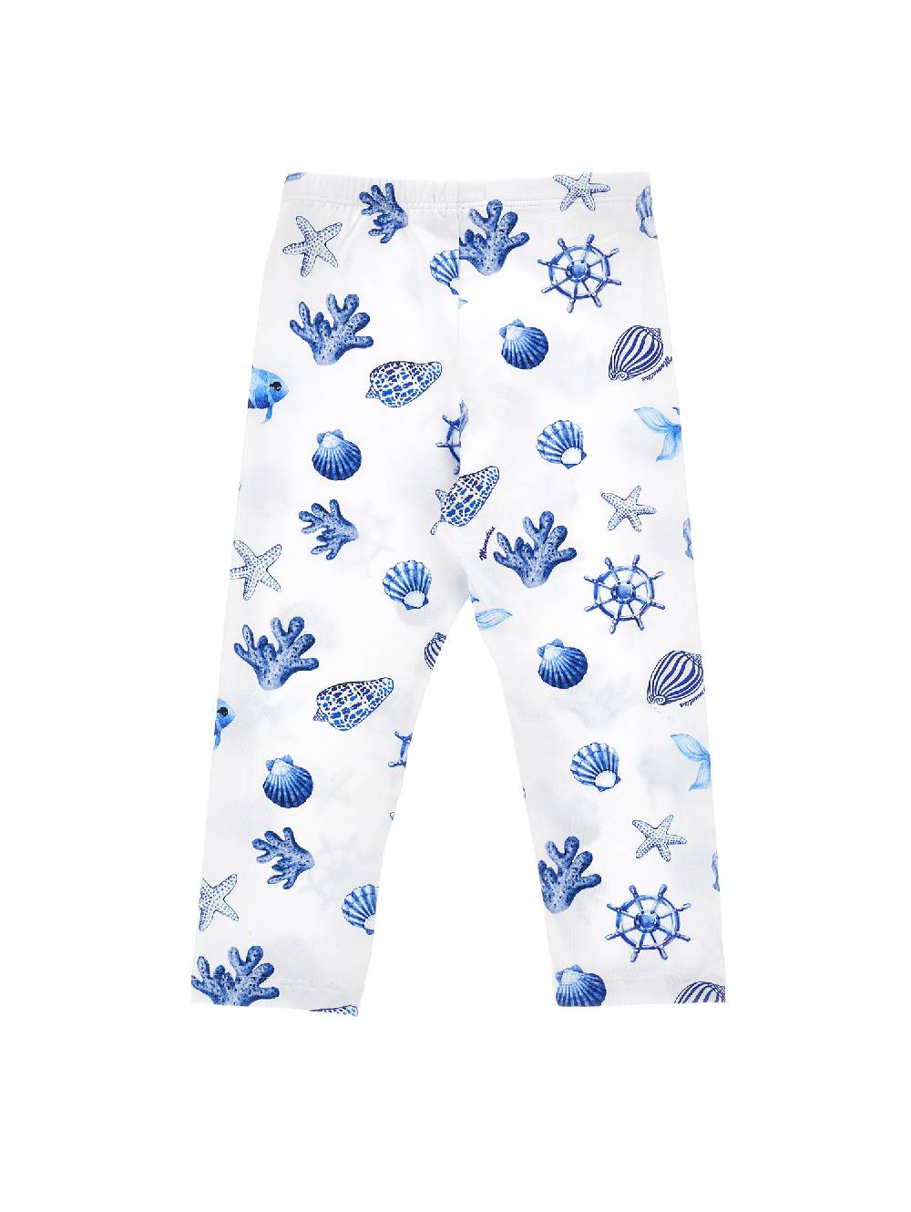 Monnalisa Leggings jersey stampa marine Super sconto