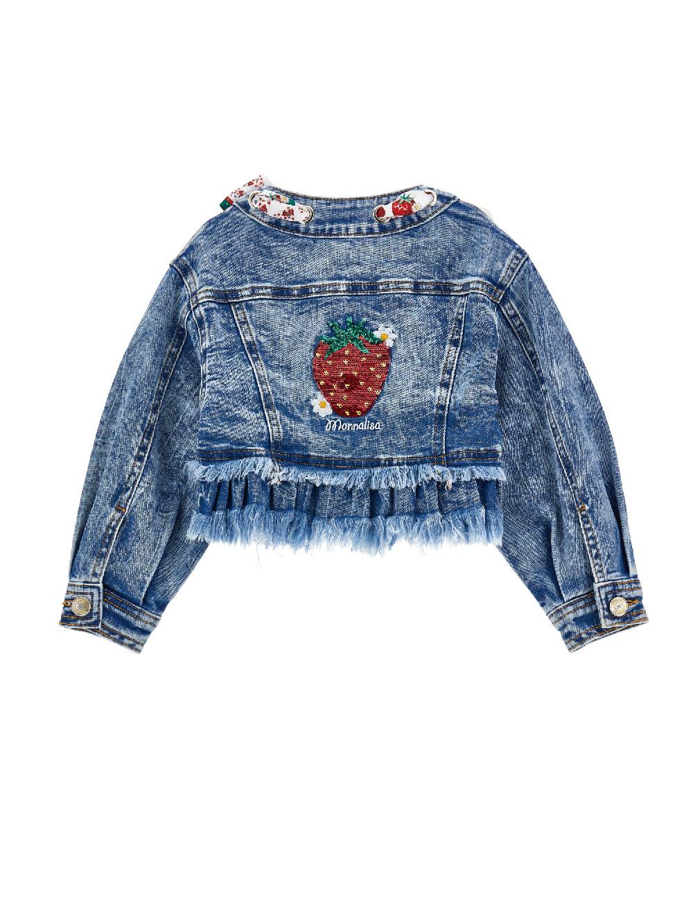 Monnalisa Giacchino jeans foulard Online