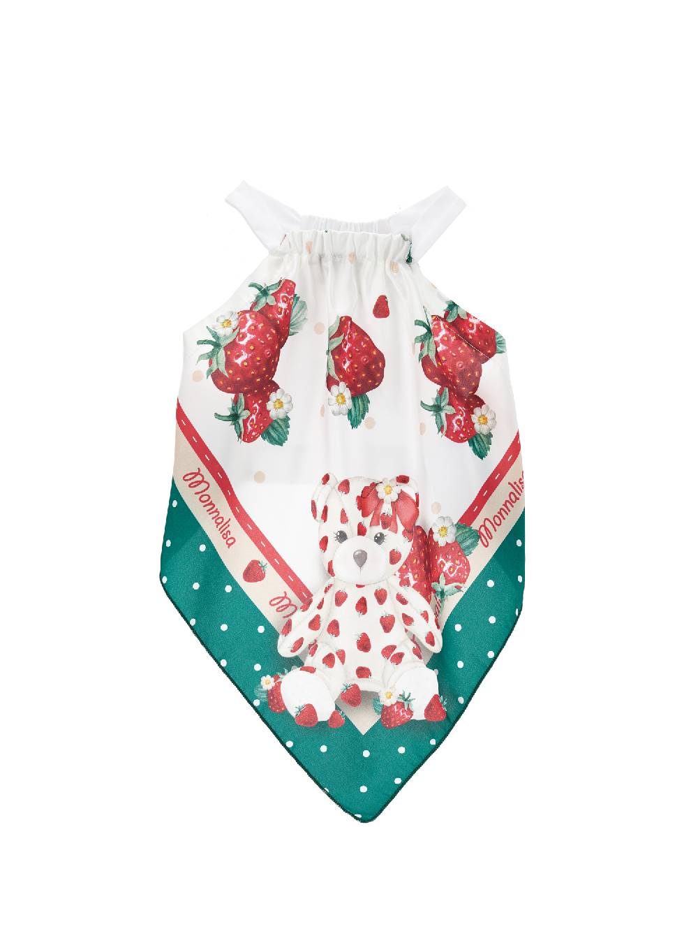 Monnalisa Top raso stampato Saldi Di Fabbrica