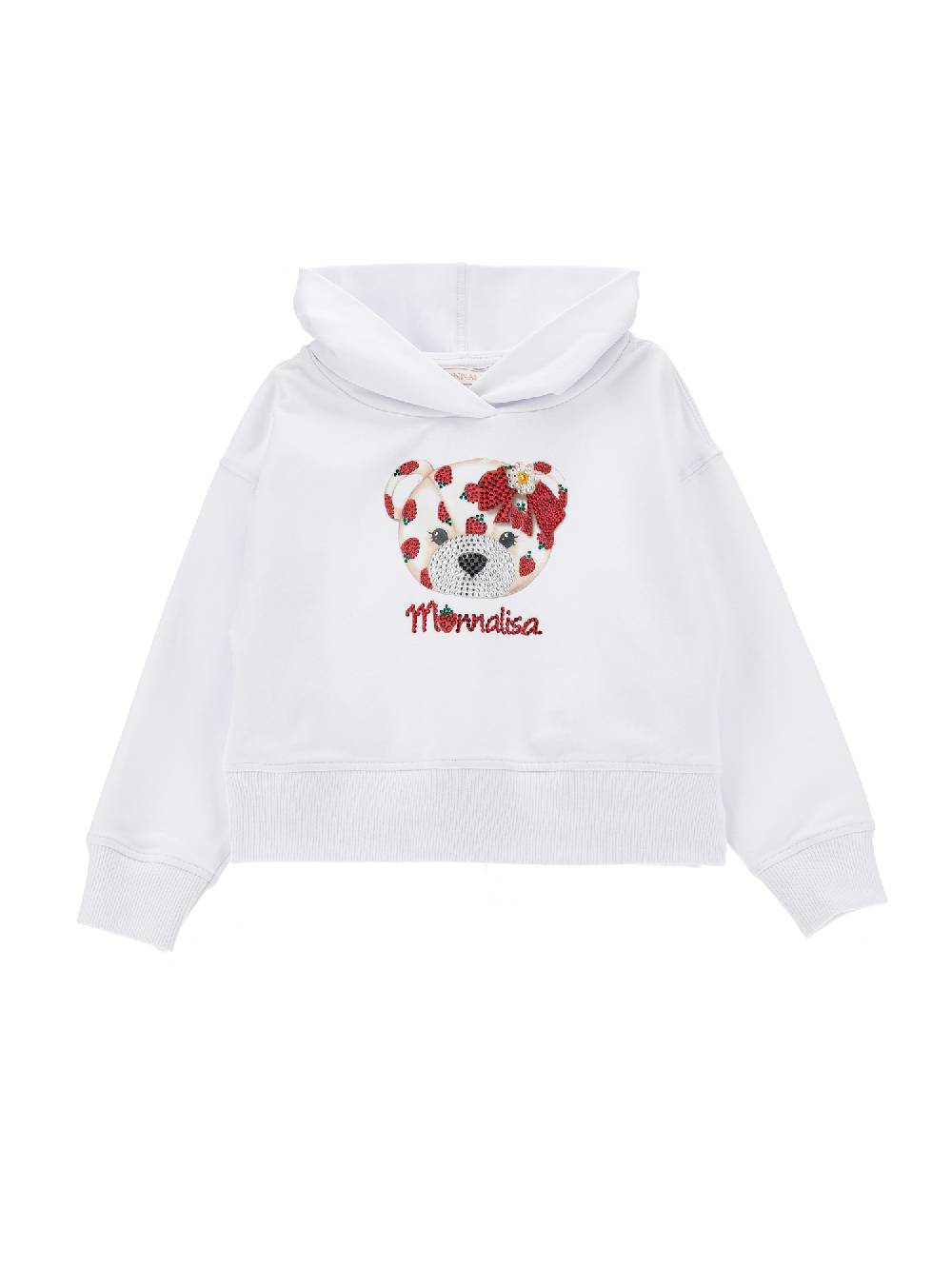 Monnalisa Felpa hoodie teddy bear Vendite Flash