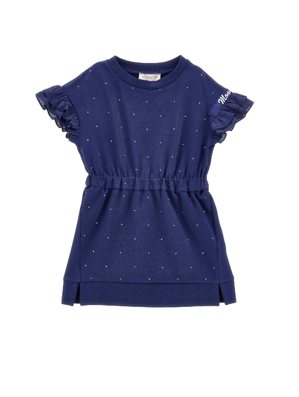 Monnalisa Abito felpa strass