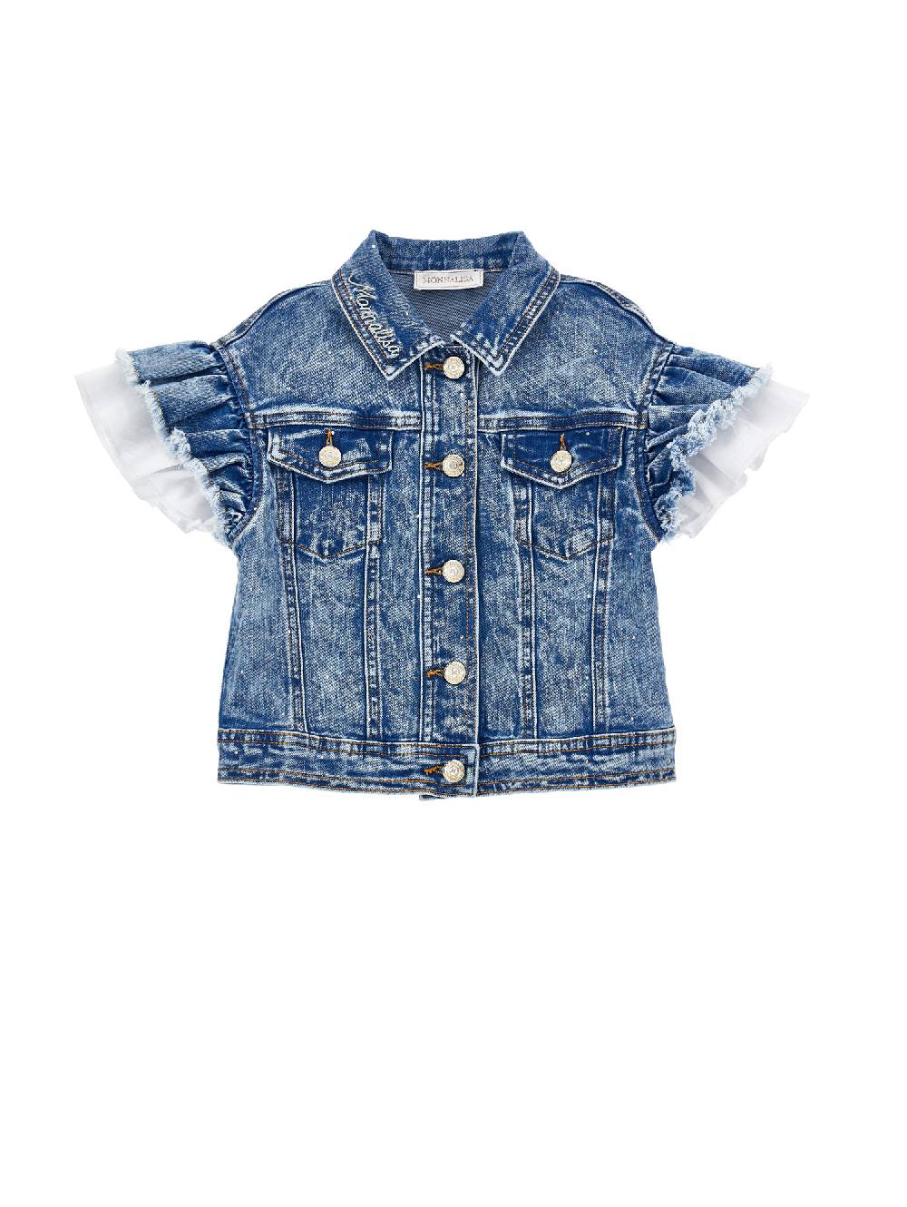 Monnalisa Gilet denim stretch Offerta Giorno del Papà