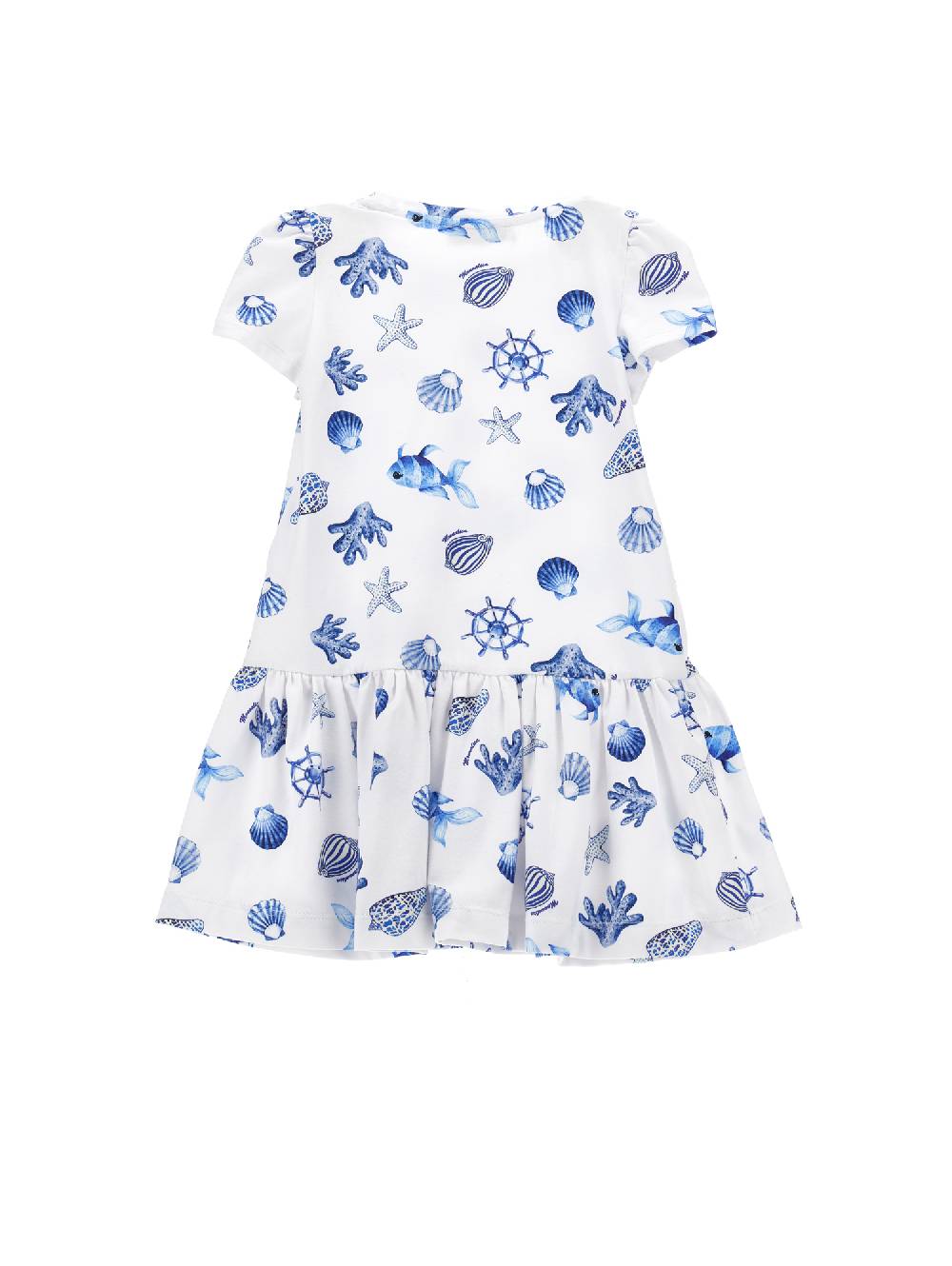 Monnalisa Abito jersey stampa marine Offerta Anniversario
