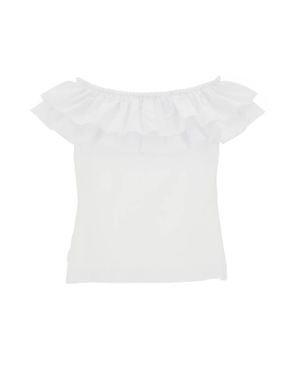 Monnalisa T-shirt jersey con maxigale Vendita calda