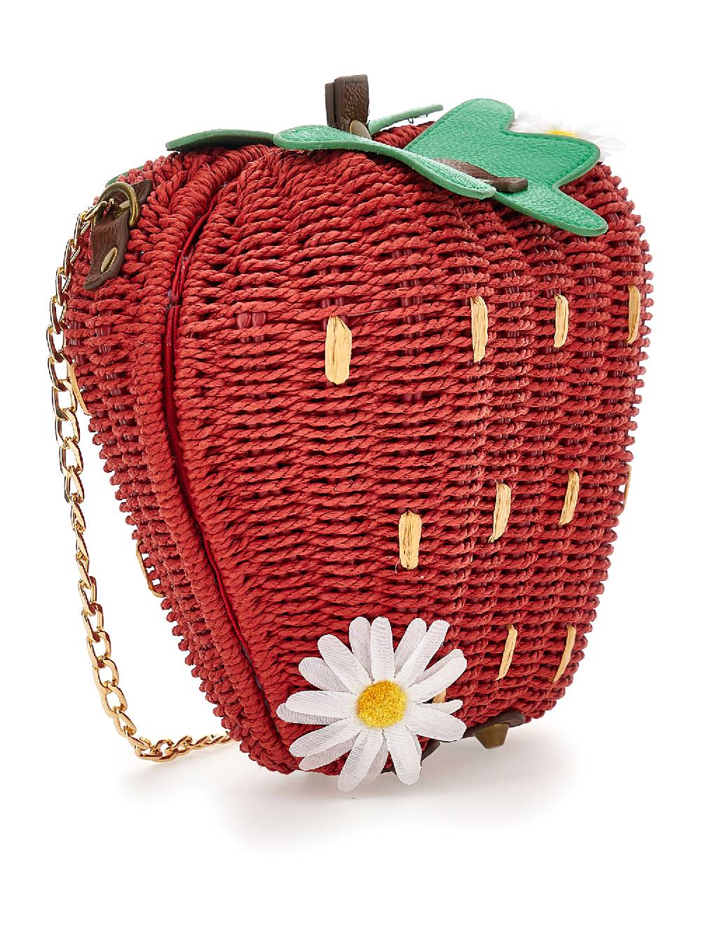 Monnalisa Borsa rafia fragola Online Outlet