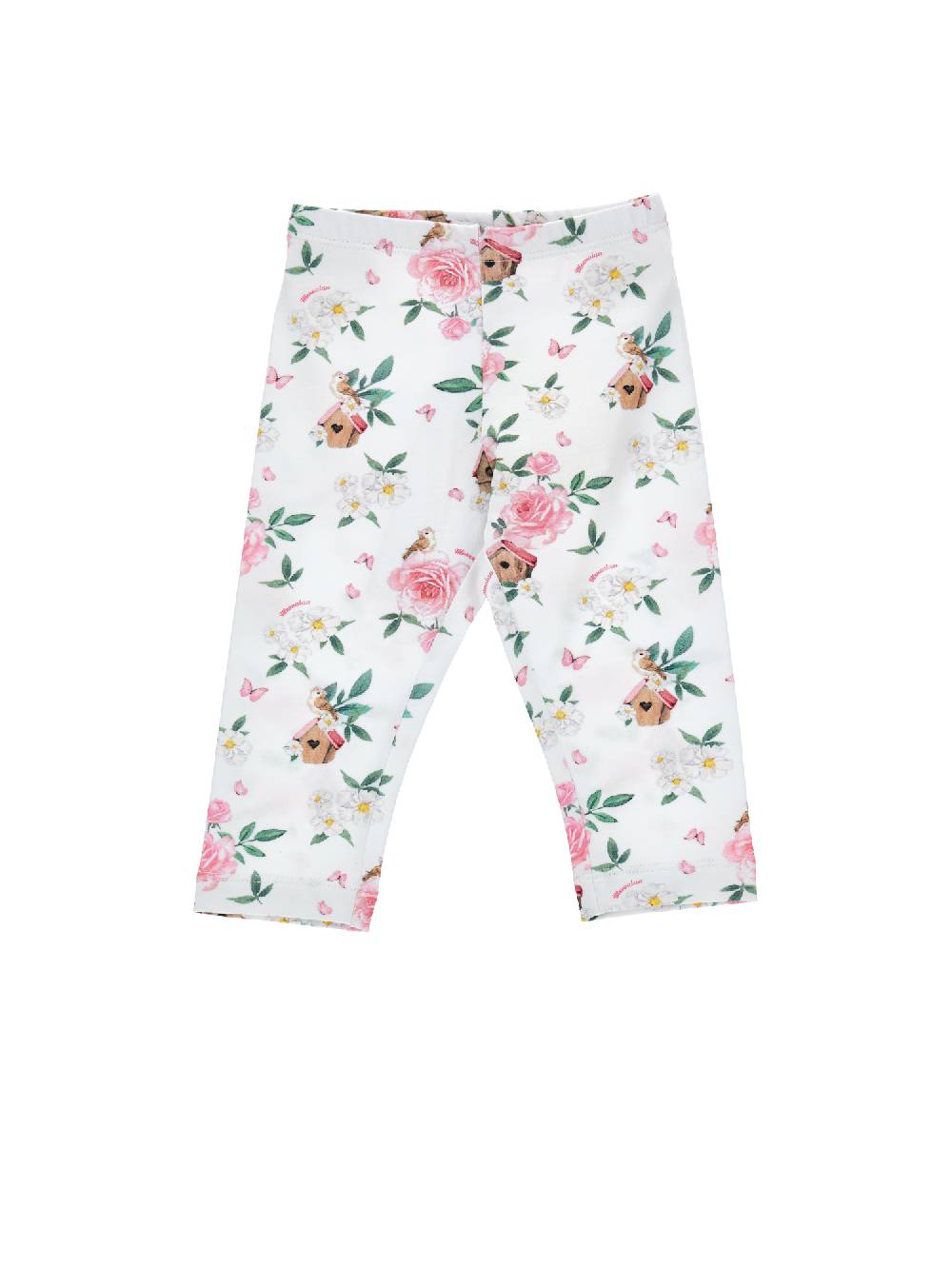 Monnalisa Leggings cotone stampa floreale