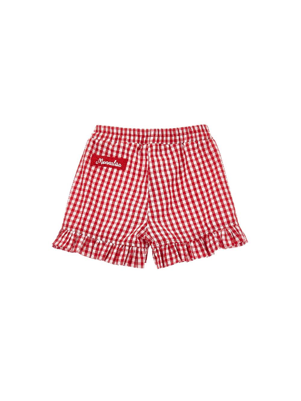 Monnalisa Shorts vichy galette Offerta