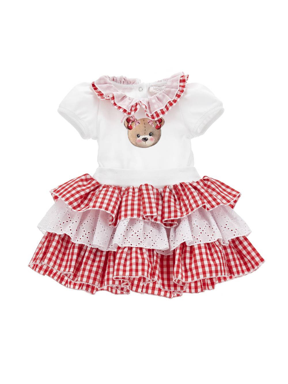 Monnalisa Completo due pezzi vichy Saldi Di Fabbrica