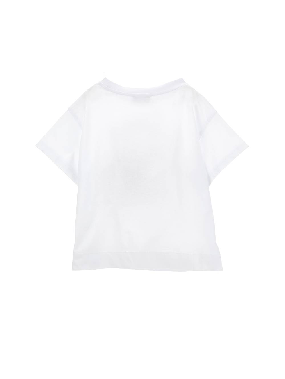 Monnalisa T-shirt jersey con strass Esporta salva