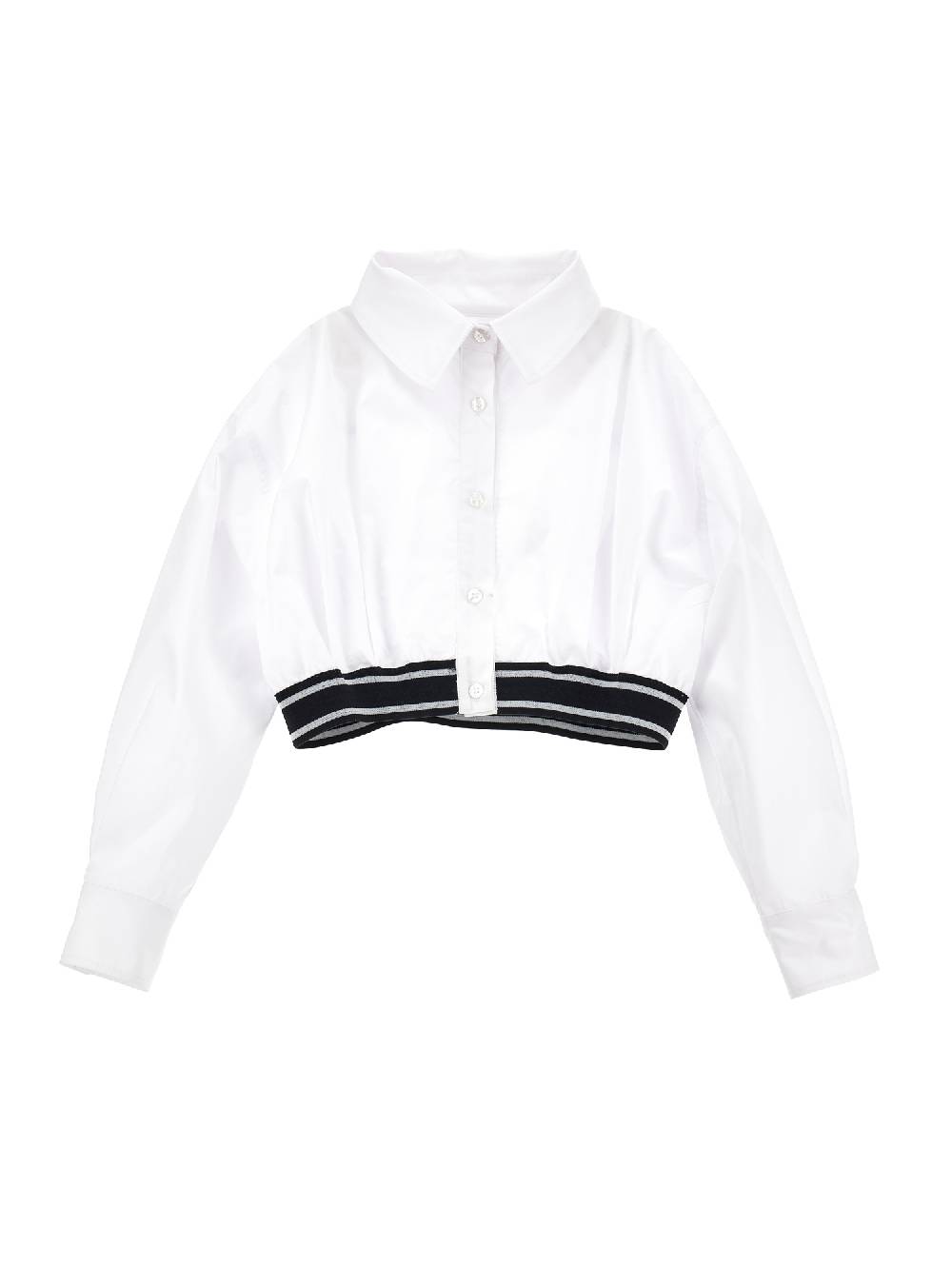 Monnalisa Camicia cotone effetto bomber