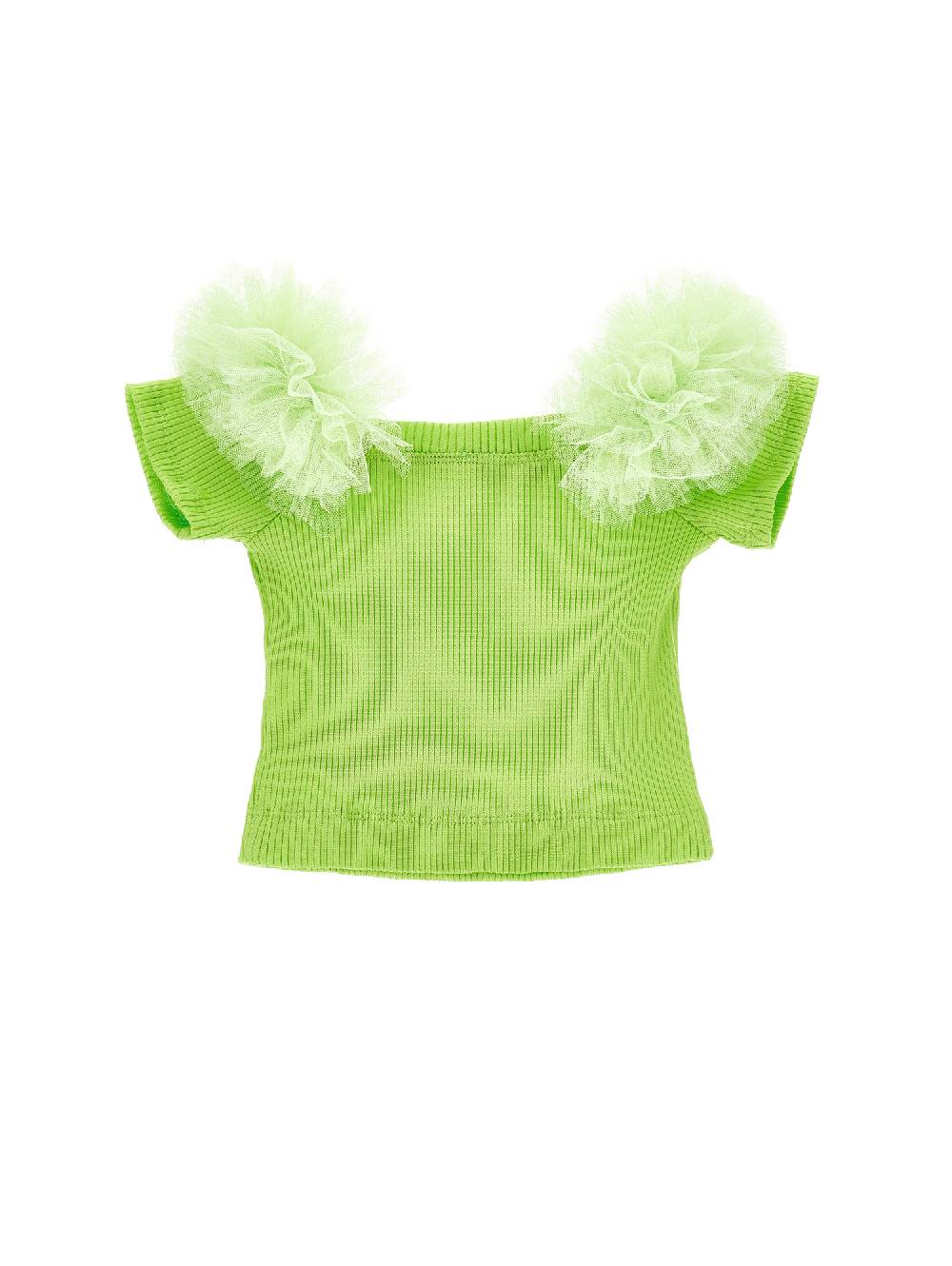 Monnalisa Top viscosa tulle Sottocosto