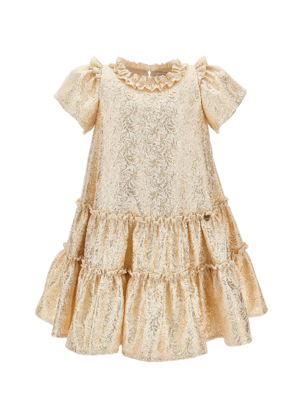 Monnalisa Abito broccato lurex Presa