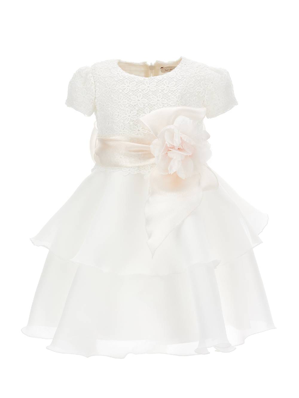 Monnalisa Abito macramé e tulle Saldi