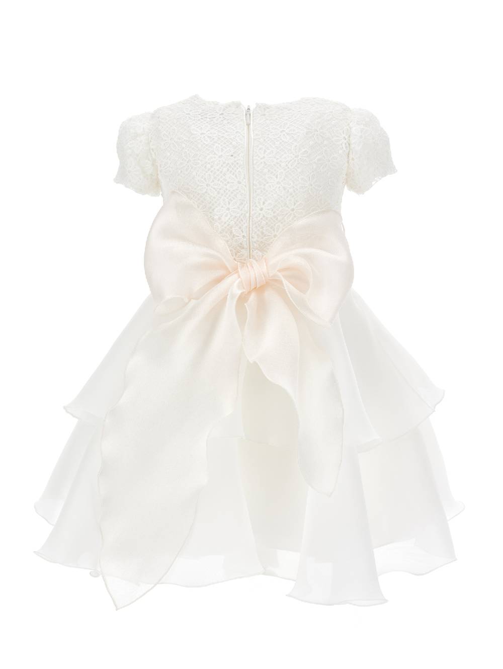 Monnalisa Abito macramé e tulle Saldi