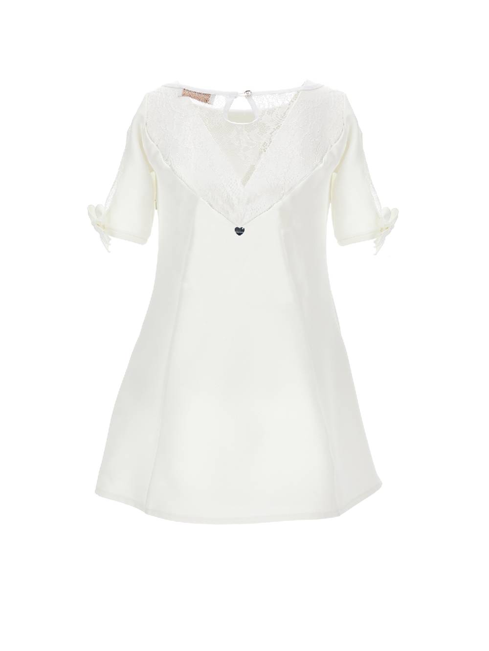 Monnalisa Abito crepe e pizzo Moda