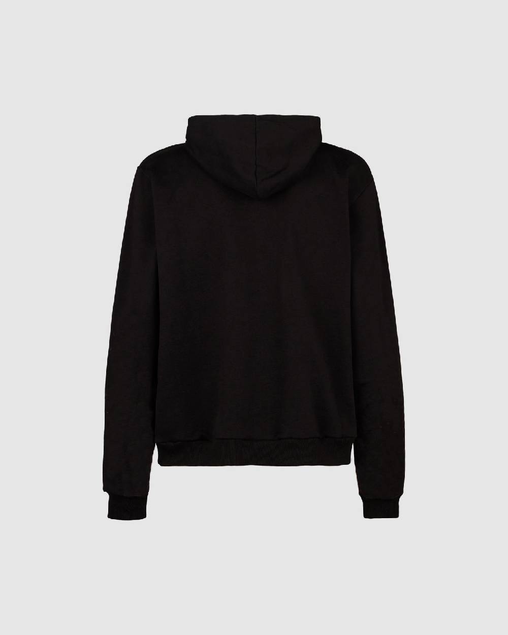 Phobia Archive FELPA CON CAPPUCCIO NERA CON FULMINI GRIGIO CHIARO Sconti VIP