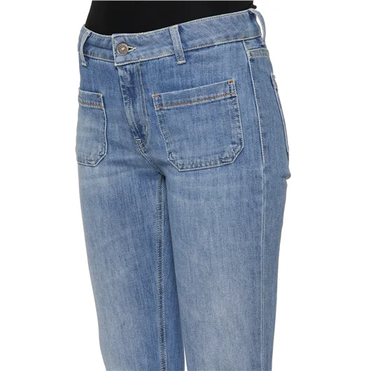 DONDUP JEANS IN DENIM MOD. MOLLY Saldi Di Fabbrica