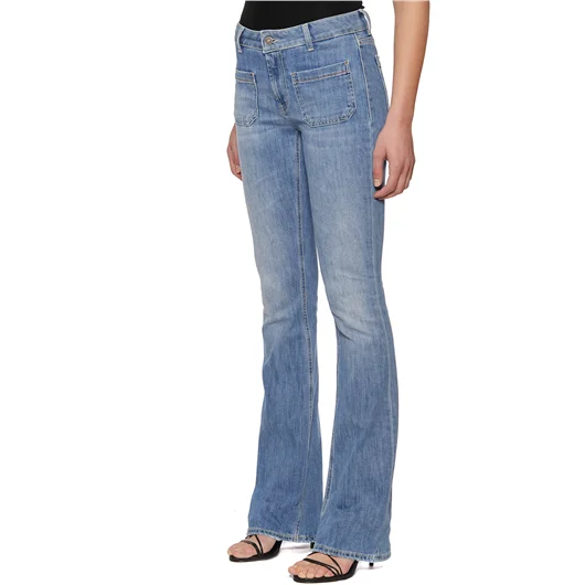 DONDUP JEANS IN DENIM MOD. MOLLY Saldi Di Fabbrica