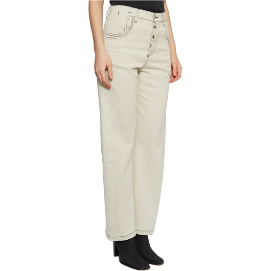 ANDREA YA'AQOV JEANS IN DENIM WIDE LEG 2025
