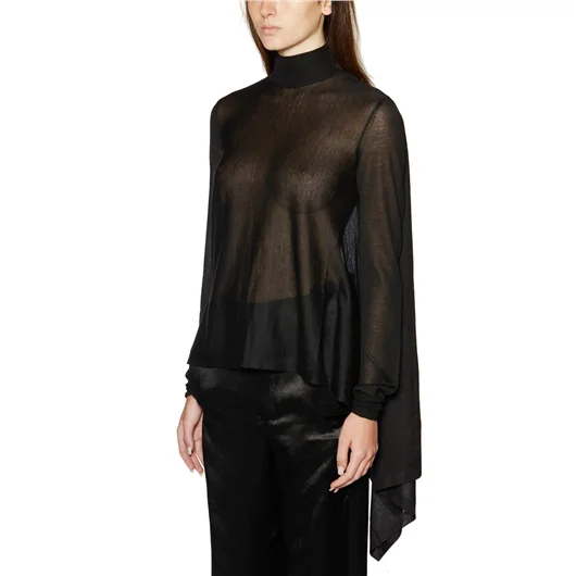 ANN DEMEULEMEESTER MAGLIA IN CASHMERE E SETA ALICIA Pezzi Unici
